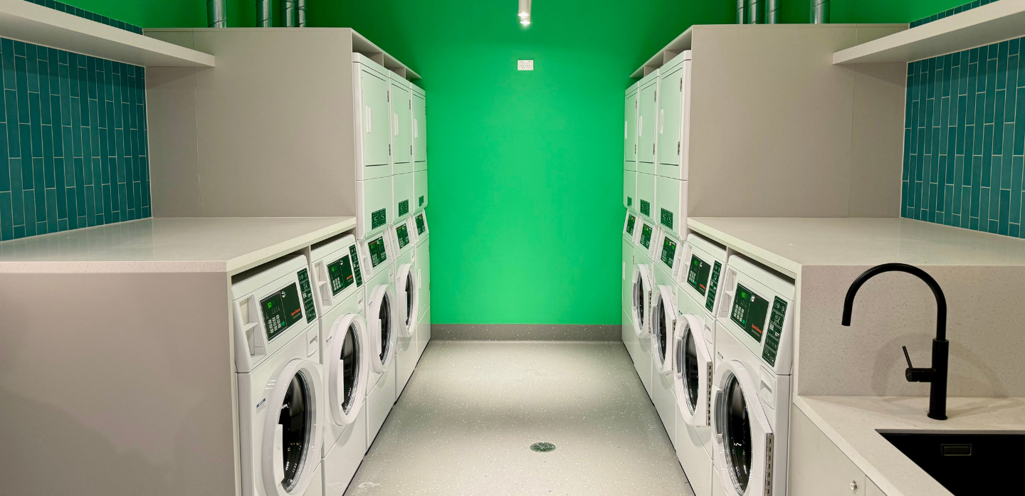 Laundry facilities at Scape Leicester