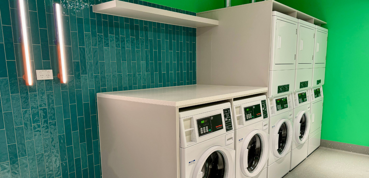 Laundry facilities at Scape Leicester