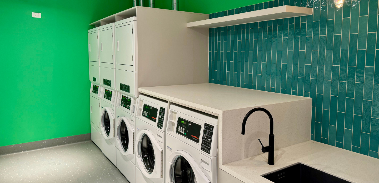 Laundry facilities at Scape Leicester