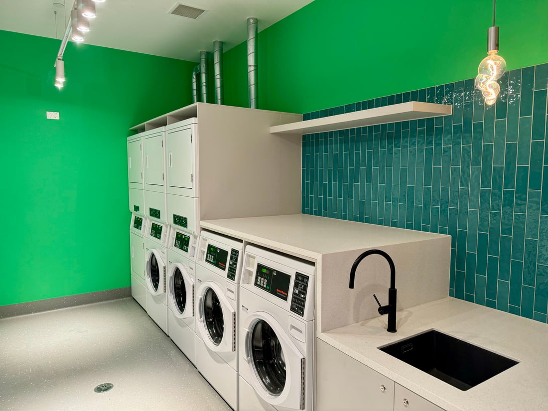 Laundry facilities at Scape Leicester