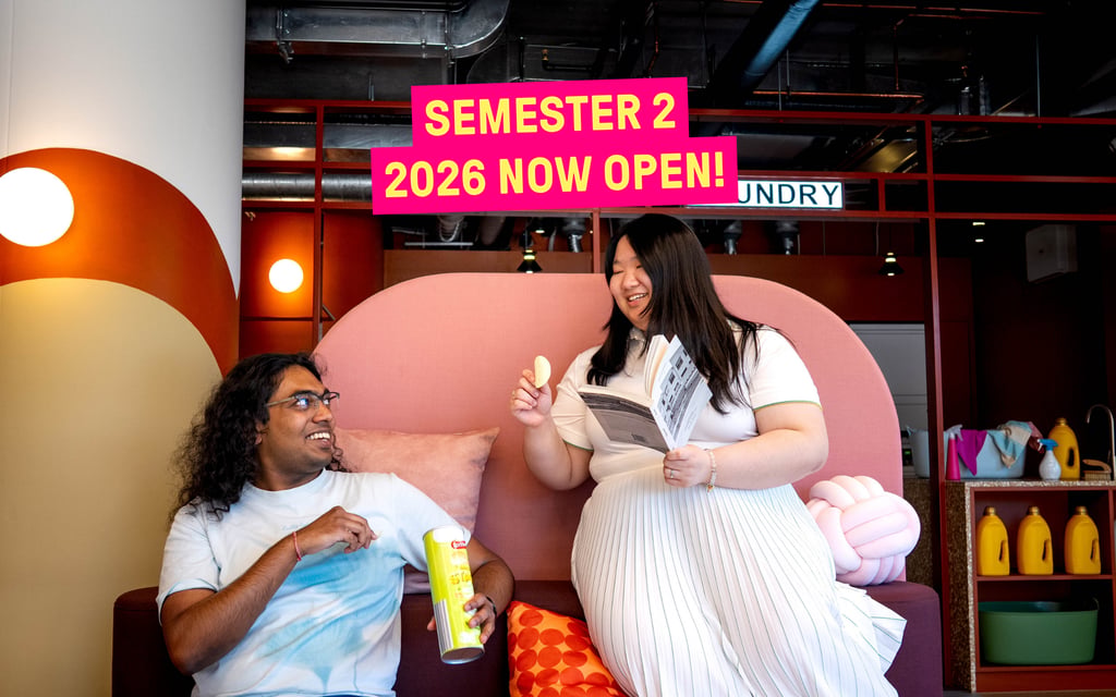 No visa no worries - Semester 2 2026 now open- Student Accommodation Scape